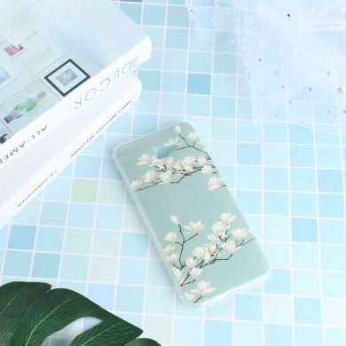 Силіконовий (TPU) чохол Deexe Life Style для Samsung Galaxy J4+ (J415) - Pretty Flowers