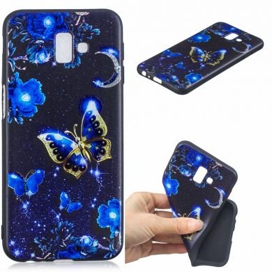 Силіконовий (TPU) чохол Deexe Life Style для Samsung Galaxy J6+ (J610)