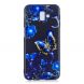 Силиконовый (TPU) чехол Deexe Life Style для Samsung Galaxy J6+ (J610) - Blue Butterfly. Фото 2 из 5