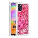 Силіконовий (TPU) чохол Deexe Liquid Glitter для Samsung Galaxy A31 (A315) - Red