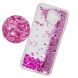 Силіконовий (TPU) чохол Deexe Liquid Glitter для Samsung Galaxy J6+ (J610) Falling Flower
