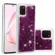 Силіконовий (TPU) чохол Deexe Liquid Glitter для Samsung Galaxy Note 10 Lite (N770) - Purple