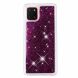 Силиконовый (TPU) чехол Deexe Liquid Glitter для Samsung Galaxy Note 10 Lite (N770) - Purple. Фото 2 из 7