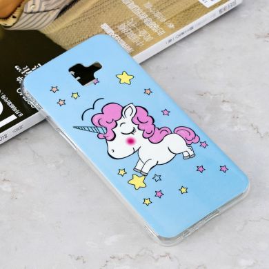 Силіконовий (TPU) чохол Deexe LumiCase для Samsung Galaxy J6+ (J610) - Unicorn Luminous TPU