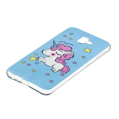 Силіконовий (TPU) чохол Deexe LumiCase для Samsung Galaxy J6+ (J610) - Unicorn Luminous TPU