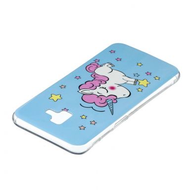 Силіконовий (TPU) чохол Deexe LumiCase для Samsung Galaxy J6+ (J610) - Unicorn Luminous TPU