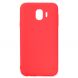 Силиконовый (TPU) чехол Deexe Matte Case для Samsung Galaxy J4 2018 (J400) - Red. Фото 2 из 7