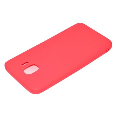 Силиконовый (TPU) чехол Deexe Matte Case для Samsung Galaxy J4 2018 (J400) - Red