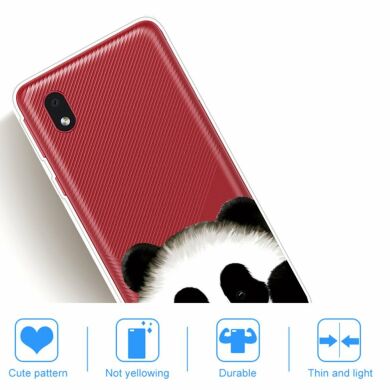 Силіконовий (TPU) чохол Deexe Pretty Glossy для Samsung Galaxy A01 Core (A013) - Panda