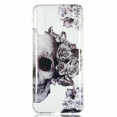 Силіконовий (TPU) чохол Deexe Pretty Glossy для Samsung Galaxy A50 (A505) - Cool Skull