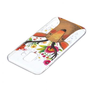 Силіконовий (TPU) чохол Deexe Pretty Glossy для Samsung Galaxy A6 2018 (A600) - Elk