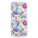 Силіконовий (TPU) чохол Deexe Pretty Glossy для Samsung Galaxy J4+ (J415), Doughnuts and Unicorns