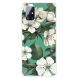 Силіконовий (TPU) чохол Deexe Pretty Glossy для Samsung Galaxy M51 (M515) - White Flower