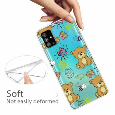 Силиконовый (TPU) чехол Deexe Pretty Glossy для Samsung Galaxy S20 (G980) - Bears