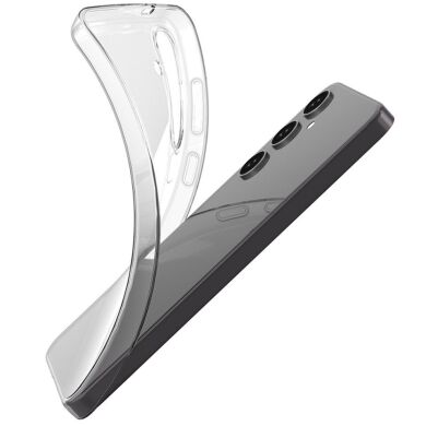 Силиконовый (TPU) чехол Deexe UltraThin для Samsung Galaxy S24 Plus - Transparent