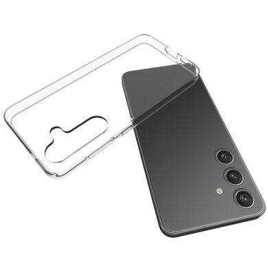 Силиконовый (TPU) чехол Deexe UltraThin для Samsung Galaxy S25 (S931) - Transparent