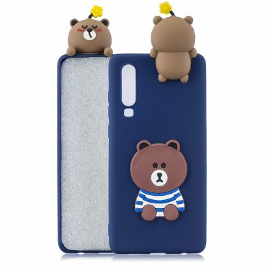 Силіконовий (TPU) чохол UniCase 3D Cartoon Pattern для Samsung Galaxy A70 (A705) - Bear