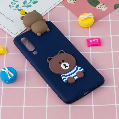 Силіконовий (TPU) чохол UniCase 3D Cartoon Pattern для Samsung Galaxy A70 (A705) - Bear