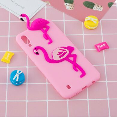 Силіконовий (TPU) чохол UniCase 3D Cartoon Pattern для Samsung Galaxy M10 (M105) - Flamingo