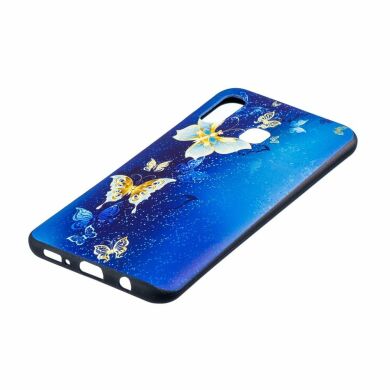Силіконовий (TPU) чохол UniCase Color Style для Samsung Galaxy A30 (A305) - Blue and Gold Butterfly