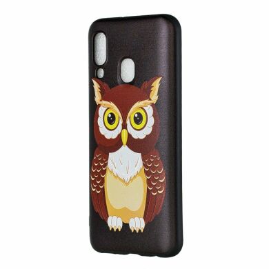 Силіконовий (TPU) чохол UniCase Color Style для Samsung Galaxy A40 (А405) - Lovely Owl