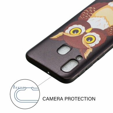 Силіконовий (TPU) чохол UniCase Color Style для Samsung Galaxy A40 (А405) - Lovely Owl