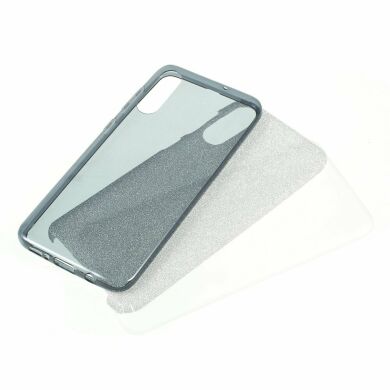 Силіконовий (TPU) чохол UniCase Glitter Cover для Samsung Galaxy A50 (A505) / A30s (A307) / A50s (A507) - Silver