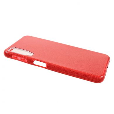 Силиконовый (TPU) чехол UniCase Glitter Cover для Samsung Galaxy A7 2018 (A750) - Red