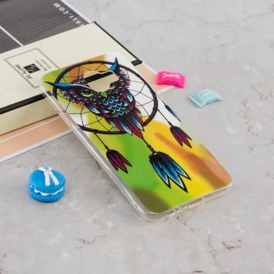 Силиконовый (TPU) Deexe LumiCase для Samsung Galaxy J6 2018 (J600) - Owl and Dream Catcher
