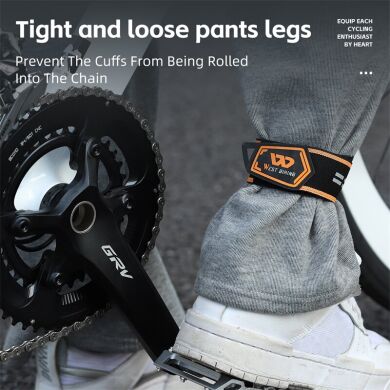 Светоотражающий браслет WEST BIKING Leg Strap - Grey