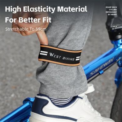 Светоотражающий браслет WEST BIKING Leg Strap - Grey