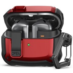 Защитный чехол AHASTYLE WG171 для Samsung Galaxy Buds 3 / Buds 3 Pro - Red