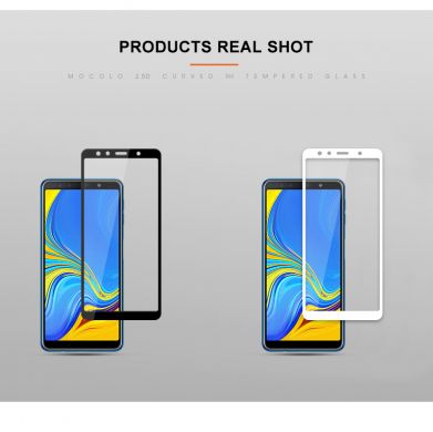 Защитное стекло MOCOLO 3D Silk Print для Samsung Galaxy A7 2018 (A750) - Black