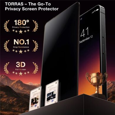 Захисне скло TORRAS GlassGo Privacy для Samsung Galaxy S26 Ultra - Black