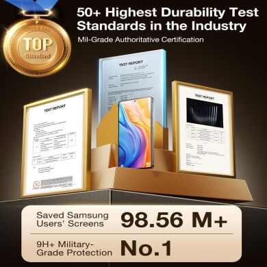 Защитное стекло TORRAS GlassGo Privacy для Samsung Galaxy S26 Ultra - Black