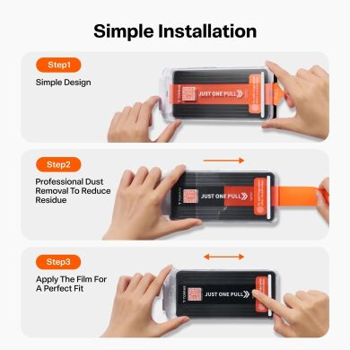 Захисне скло TORRAS GlassGo Privacy для Samsung Galaxy S26 Ultra - Black