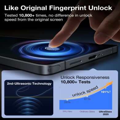 Защитное стекло TORRAS GlassGo Privacy для Samsung Galaxy S26 Ultra - Black