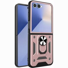 Защитный чехол Deexe Armor Shield для Samsung Galaxy Flip 8 - Rose Gold