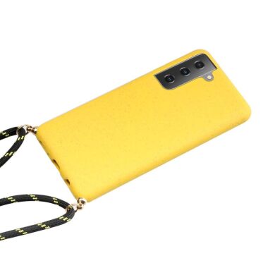 Защитный чехол Deexe Astra Case для Samsung Galaxy S21 (G991) - Yellow