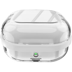 Защитный чехол Deexe Clear Guard для Samsung Galaxy Buds 4 / Buds 4 Pro - White / Transparent
