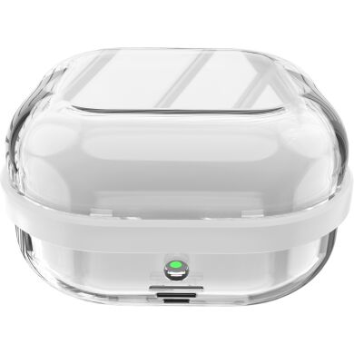 Защитный чехол Deexe Clear Guard для Samsung Galaxy Buds 4 / Buds 4 Pro - White / Transparent