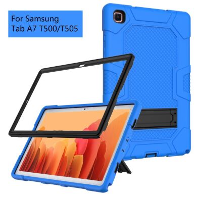 Защитный чехол Deexe Color Kickstand для Samsung Galaxy Tab A7 10.4 (2020) - Black / Blue