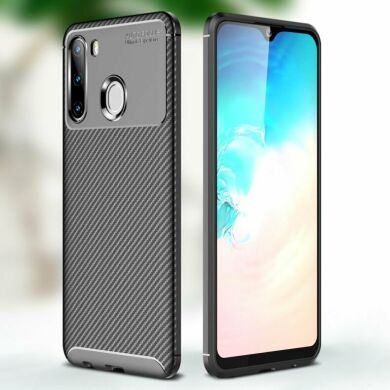 Захисний чохол Deexe Fusion для Samsung Galaxy A21 (A215) - Black