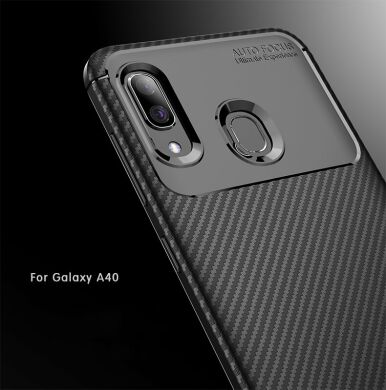 Защитный чехол Deexe Fusion для Samsung Galaxy A40 (А405) - Black