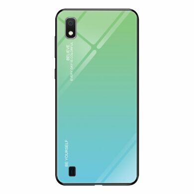 Захисний чохол Deexe Gradient Color для Samsung Galaxy A10 (A105) - Cyan / Blue
