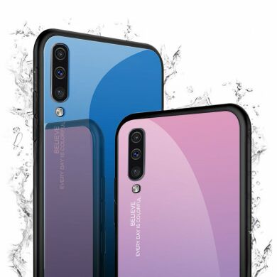 Захисний чохол Deexe Gradient Color для Samsung Galaxy A50 (A505) / A30s (A307) / A50s (A507) - Rose / Blue