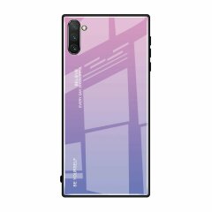 Захисний чохол Deexe Gradient Color для Samsung Galaxy Note 10 (N970) - Pink / Purple