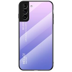 Защитный чехол Deexe Gradient Color для Samsung Galaxy S22 Plus - Pink / Purple