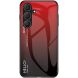 Защитный чехол Deexe Gradient Color для Samsung Galaxy S26 FE - Black / Red. Фото 1 из 6