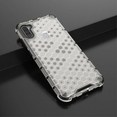 Захисний чохол Deexe Honeycomb Series для Samsung Galaxy A11 (A115) - White